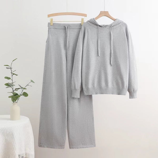 Knitted Two-piece Leisure Sports Style